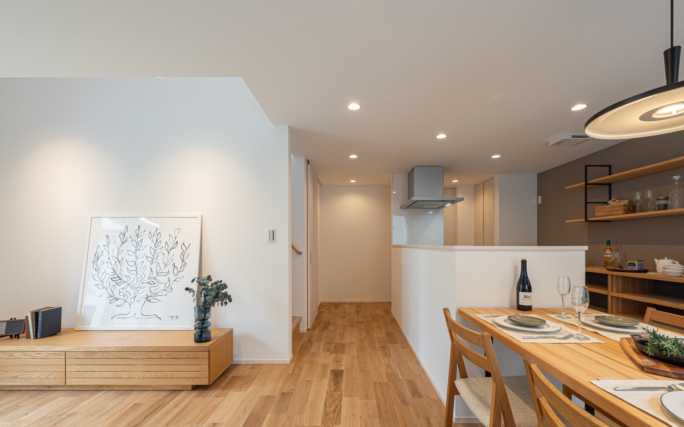 キッチンとダイニングがつながる、家事らくな暮らし