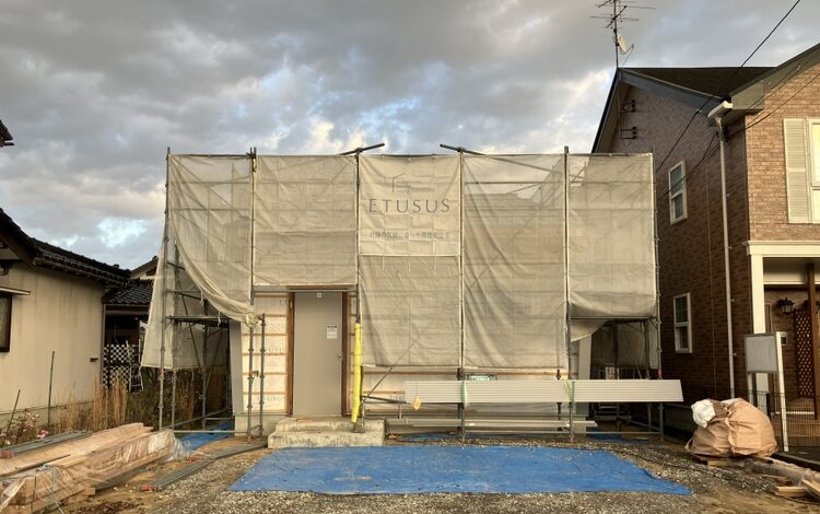 【上棟のお知らせ】富山県小矢部市にて、平屋プラス(1.5階建て)の住まい