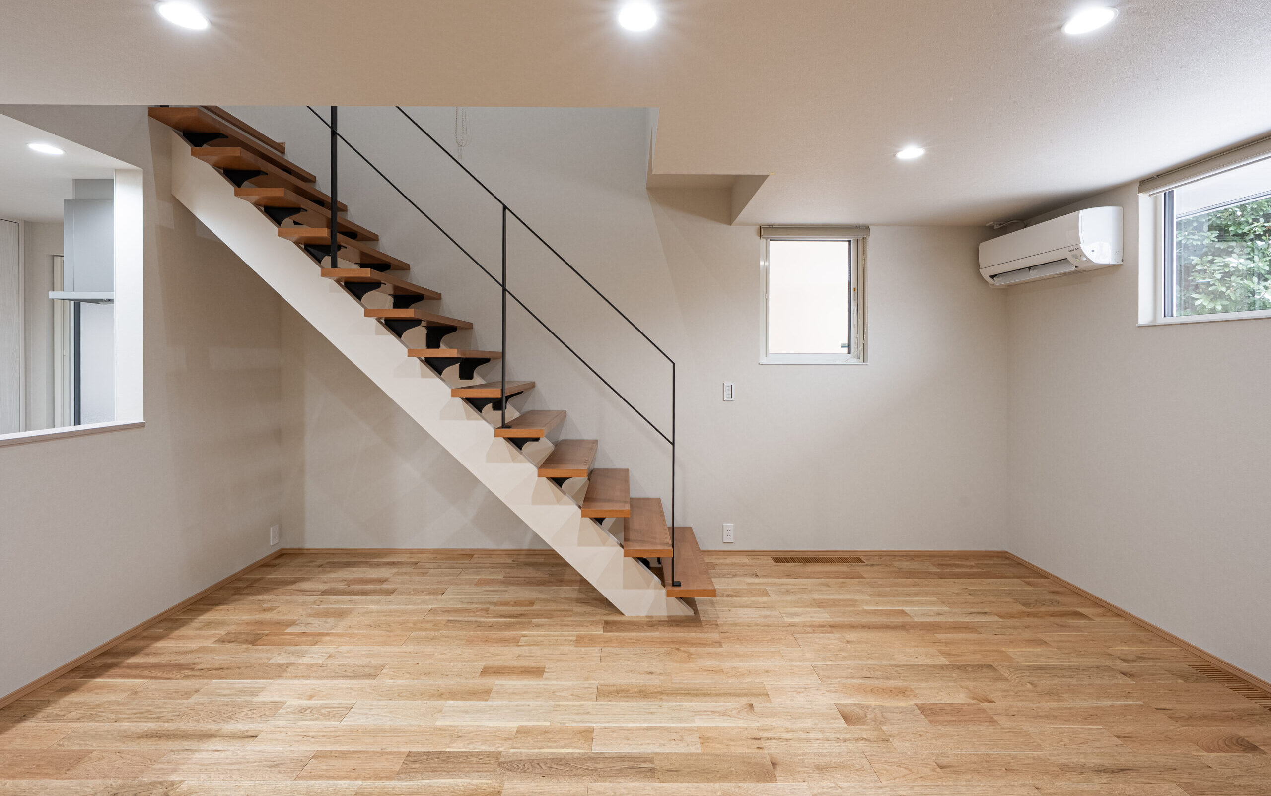 オープン階段のある、のびやかな暮らし